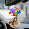 Sloth Fly With Bubbles Car Hanging Ornament BC072