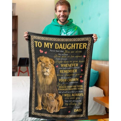 To My Daughter - From Dad - A385 - Premium Blanket