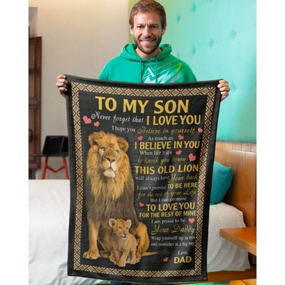 To My Son - From Dad - A387 - Premium Blanket