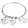 To My Daughter-in-law - Marriage Made You Family Love Made You My Daughter - Adjust Bracelet