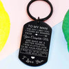 To My Man - I Want All of My Lasts to be With You Keychain
