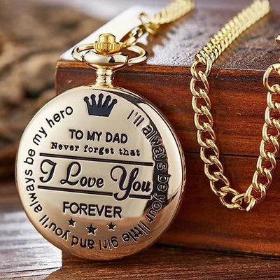 To My Dad - Vintage Pendant Pocket Watch