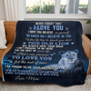 To My Daughter - From Mom - Lion A333 - Premium Blanket