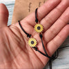 "Together Forever" Sunflower Bracelet Set