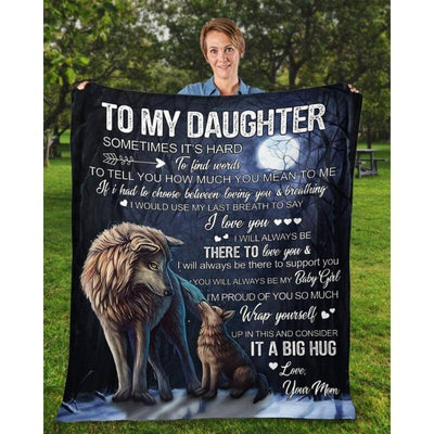 To My Daughter - From Mom - A323 - Premium Blanket