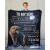 To My Son - From Mom - A323 - Premium Blanket