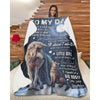 To My Dad - From Daughter  - A371 - Premium Blanket