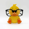 Handmade Glasses Stand F262 Lovely Yellow Duck