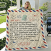 To My Granddaughter - From Nana - Straighten Your Crown G017 - Premium Quilt